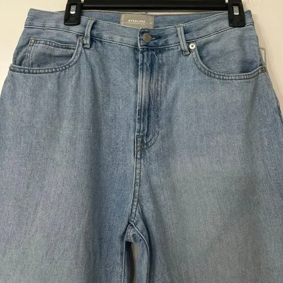 Everlane The Summer Wide Leg Jean Light Wash High Rise Women’s 28 - Picture 4 of 12